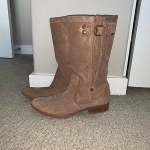 Gold Matisse calf height boots